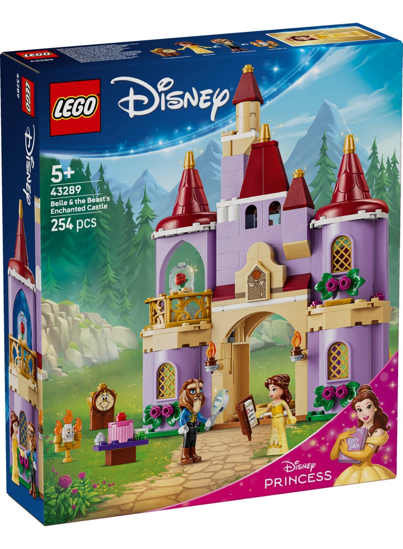 LEGO Disney Princess Belle & the Beast’s Enchanted Castle 43289 (Age 5+, 254 Pieces) - Image 1