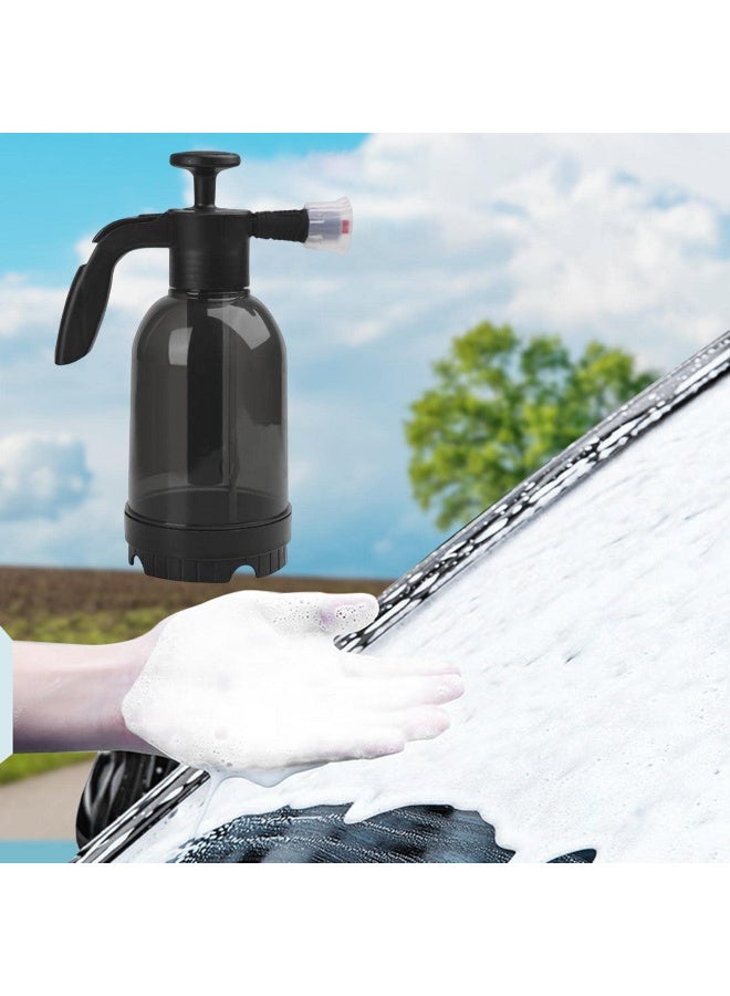 ZERIFAM Garden Pump Sprayer - Hand Pressure Spray, Spray Bottle With 2 Nozzles, Foam Spray Can Suitable For Household Cleaning, Flower Watering And Car Washing. (Black) - Image 4