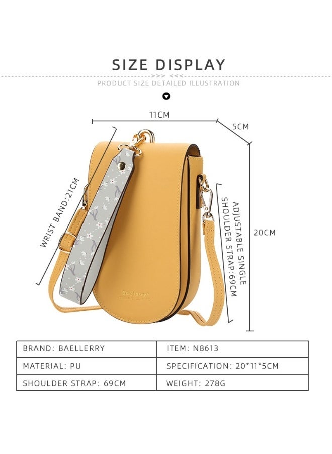 baellerry Women's Mobile Phone Bag Zipper Senior Sense Ssingle Shoulder Crossbody Bag Large Capacity Vertical Purse Woman  - Image 5