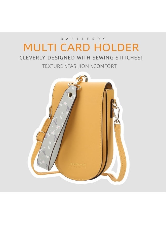 baellerry Women's Mobile Phone Bag Zipper Senior Sense Ssingle Shoulder Crossbody Bag Large Capacity Vertical Purse Woman  - Image 3