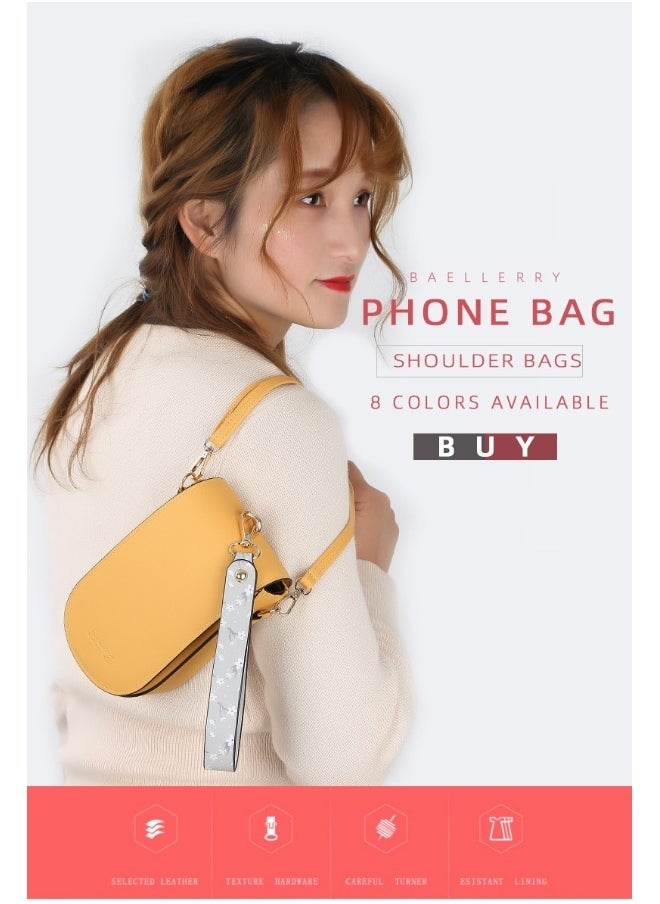 baellerry Women's Mobile Phone Bag Zipper Senior Sense Ssingle Shoulder Crossbody Bag Large Capacity Vertical Purse Woman  - Image 2