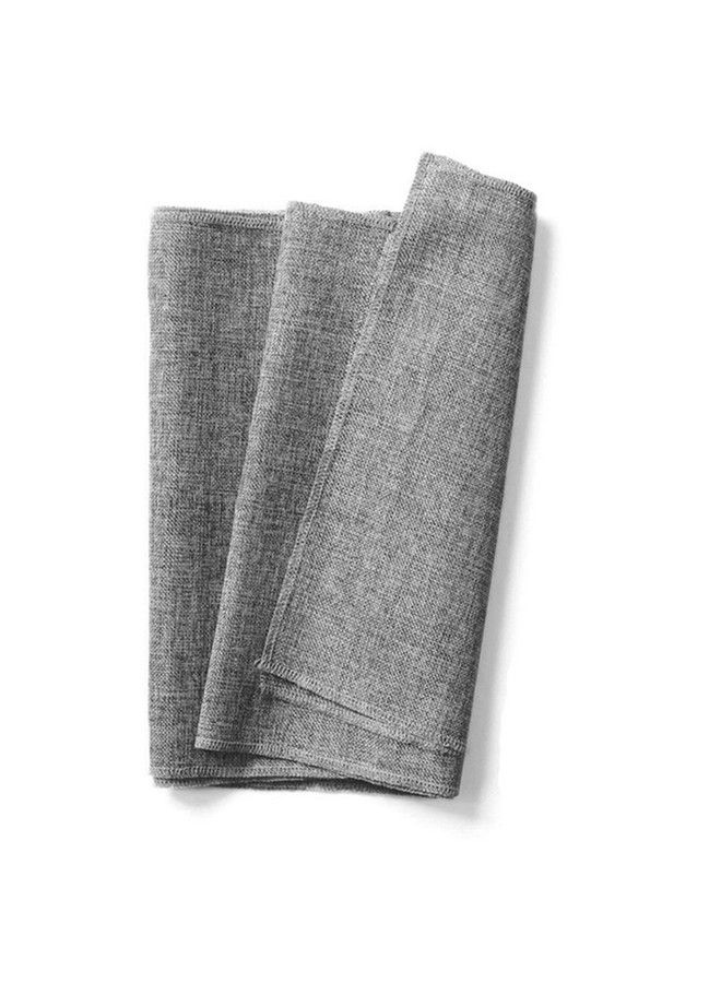 Fowecelt Gray Burlap Table Runner Natural Imitated Linen 14 X 72 Inch For Party Wedding Baby Shower Decorations Dining Farmhouse Outdoor Picnics Table Handwoven Table Runners - Image 1