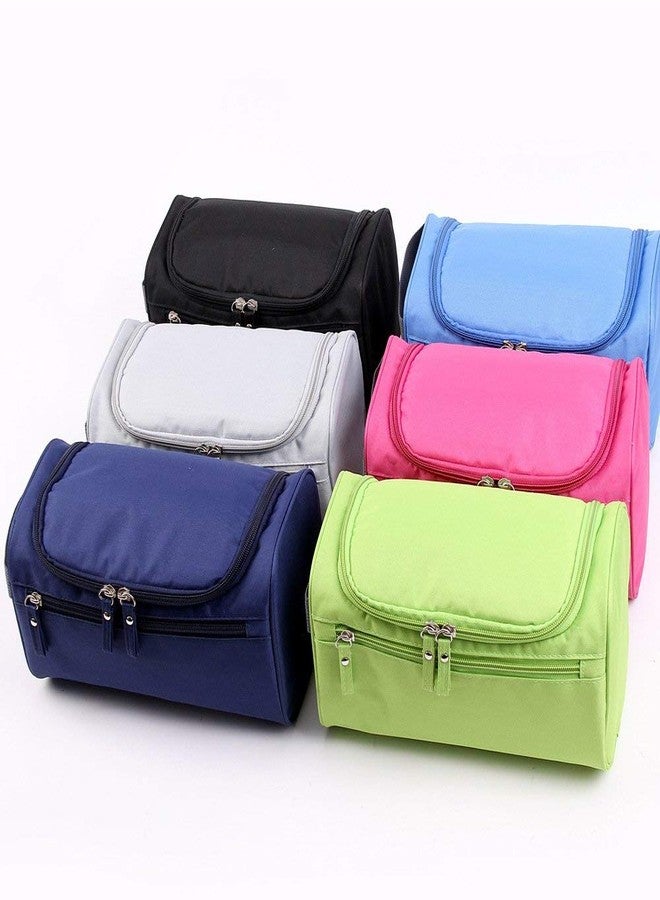 PUHBRHY Multifunctional Travel Bag Extra Large Makeup Organizer Cosmetic Case Household Grooming Kit Storage Travel Kit Pack with Hook, Travel Bag for Women Travel, Makeup Bag (Small Blue) - Image 5