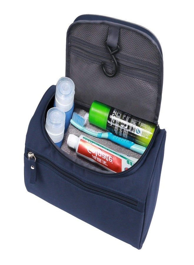 PUHBRHY Multifunctional Travel Bag Extra Large Makeup Organizer Cosmetic Case Household Grooming Kit Storage Travel Kit Pack with Hook, Travel Bag for Women Travel, Makeup Bag (Small Blue) - Image 1