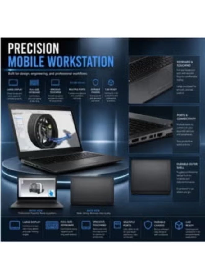 14-Inch Business Laptop with Core i7 Processor, 16GB RAM, 256GB SSD, 2GB Dedicated Graphics, Free Laptop Stand, Carry Bag and Mouse for Work and Daily Use - Image 3