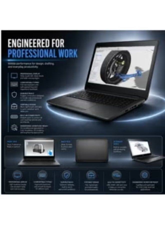 14-Inch Business Laptop with Core i7 Processor, 16GB RAM, 256GB SSD, 2GB Dedicated Graphics, Free Laptop Stand, Carry Bag and Mouse for Work and Daily Use - Image 1