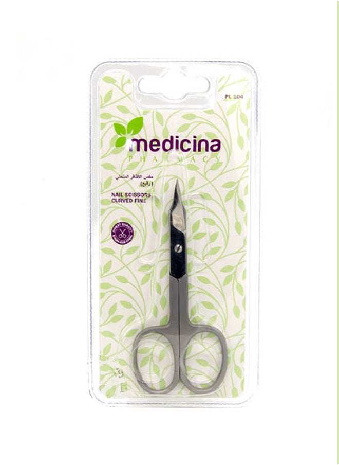 Beautytime Curved Nail Scissors (Thin) Pl 104 