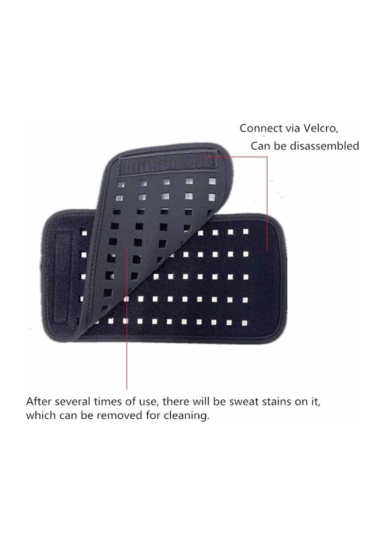 Generic - Red Light Therapy Belt, Flexible Wearable Wrap Deep Therapy Pad with 6-Gears Time Setting, 60pcs LED Lights,10.04 * 5.24'' for Back Shoulder Joints Muscle Pain Relief Device - Image 1