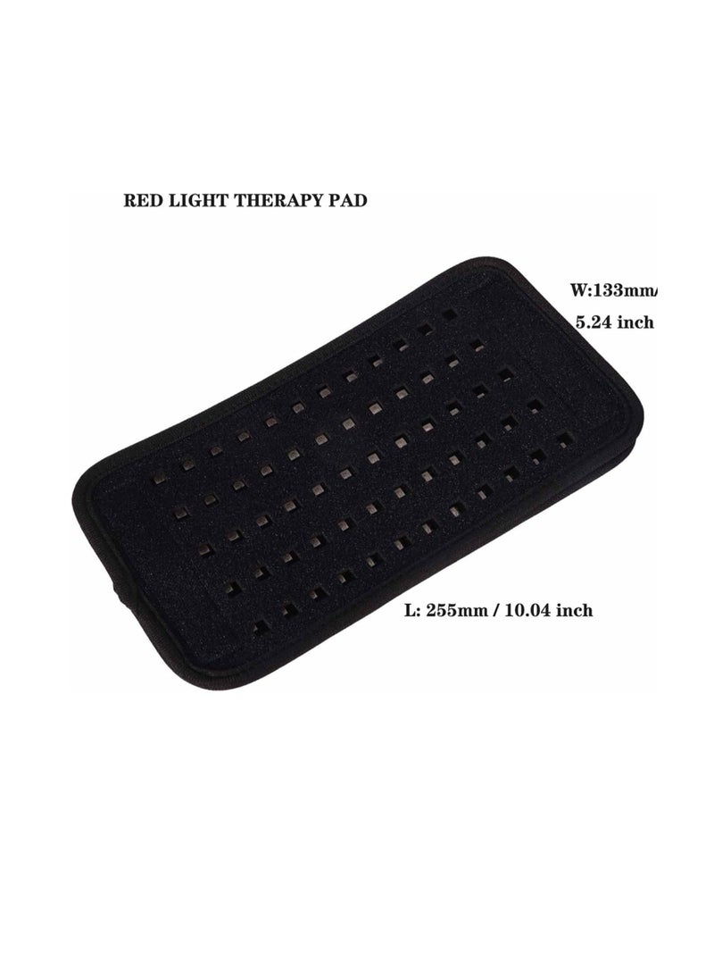 Generic - Red Light Therapy Belt, Flexible Wearable Wrap Deep Therapy Pad with 6-Gears Time Setting, 60pcs LED Lights,10.04 * 5.24'' for Back Shoulder Joints Muscle Pain Relief Device - Image 1
