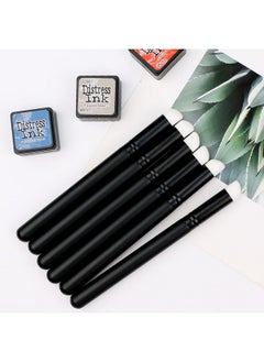 UNIMEIX UNIMEIX Dry Brush Miniature Painting Dry Miniature Painting Set Hobby Detail Blending Brushes Effortless Miniature Painting Brushes for Scale Model, Watercolor (12 Pack)  - Image 5