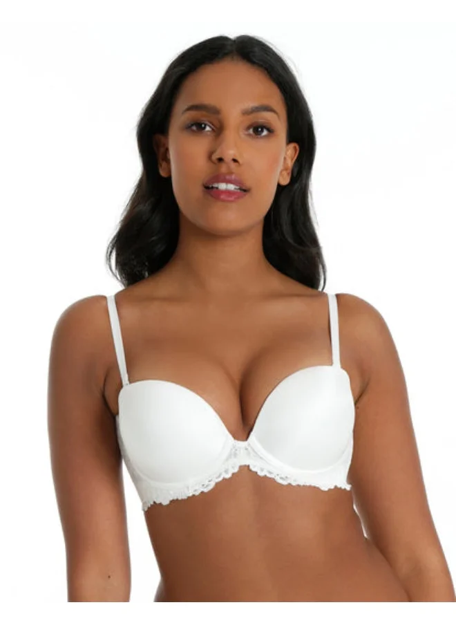Isla & Evie Isla & Evie Padded Lace Trim Bra
