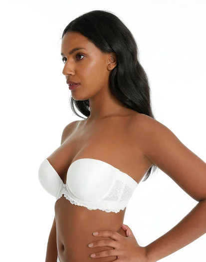 Isla & Evie Isla & Evie Padded Lace Trim Bra