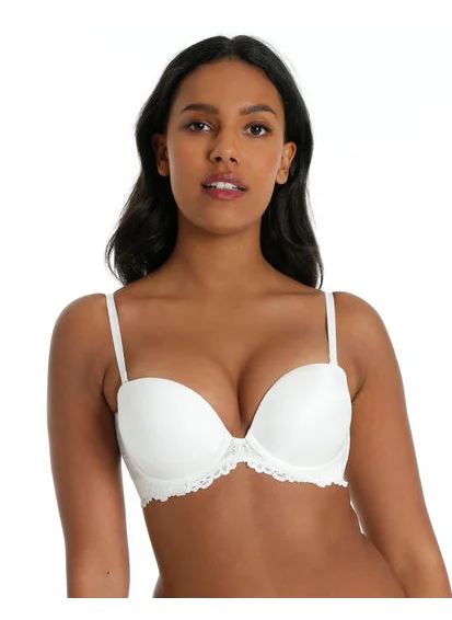 Isla & Evie Isla & Evie Padded Lace Trim Bra