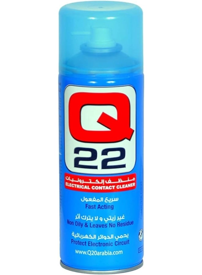 منظف جهات الاتصال الكهربائية – 400 مل | بخاخ سريع الجفاف وخالي من البقايا