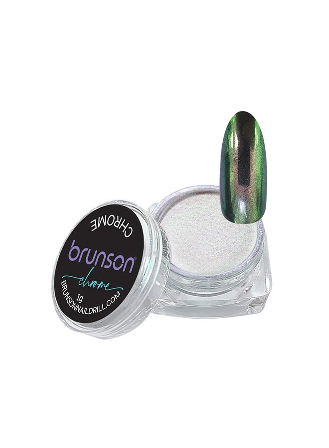 brunson Chrome Mirror Metallic Holographic Effect Art Decoration Manicure Pigment Nail Powder GH384s