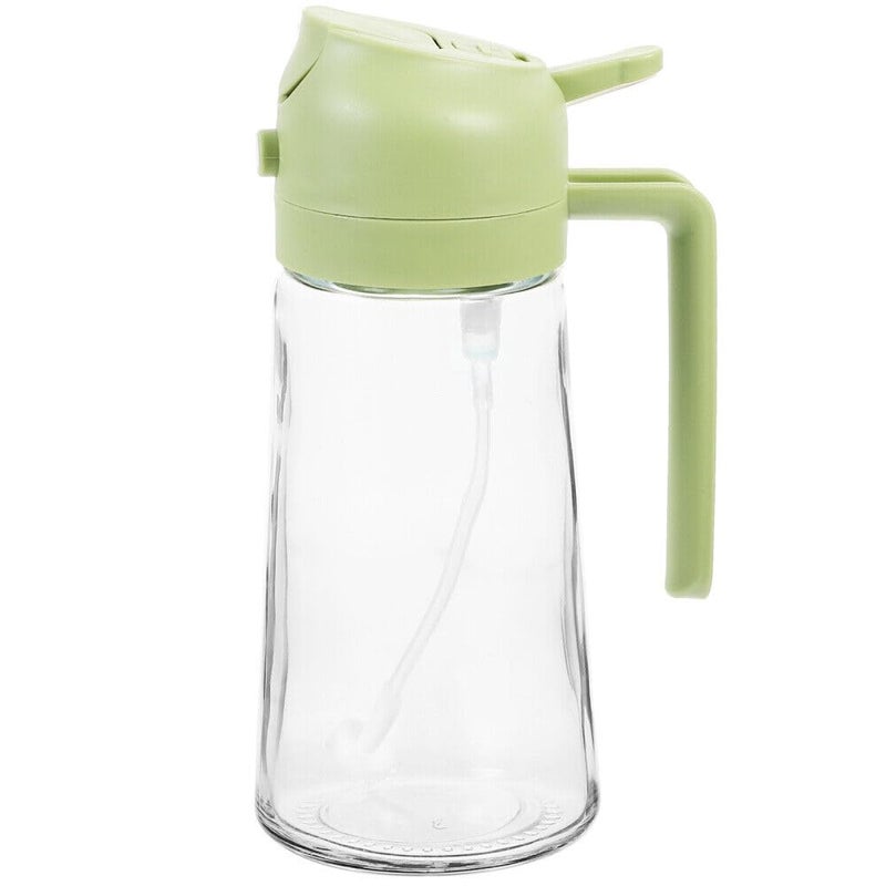 kesig Oil Sprayer And Dispenser Bottle for Kitchen 2 in 1 Olive Oil Sprayer and Oil Dispenser Oil Spray Bottle 500ML for Cooking Kitchen BBQ Air Fryer Salad Frying Baking Oil Sprayer Bottle - Image 1