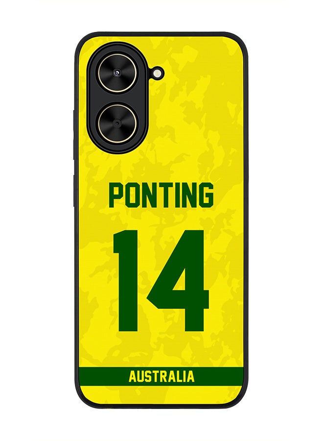 Stylizedd For Xiaomi Poco C71 / Redmi A5 4G Case,Slim fit Camera Protection, Shockproof Thin Phone cover  - Australia Ricky Ponting, Jersey No 14