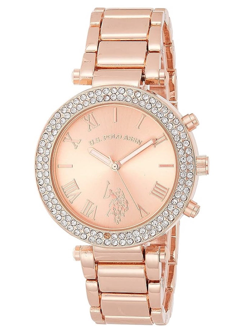 U.S. Polo Assn. U.S. Polo Assn. Women's Quartz Rose Gold-Toned Dress Watch (Model: USC40170)  - Image 1