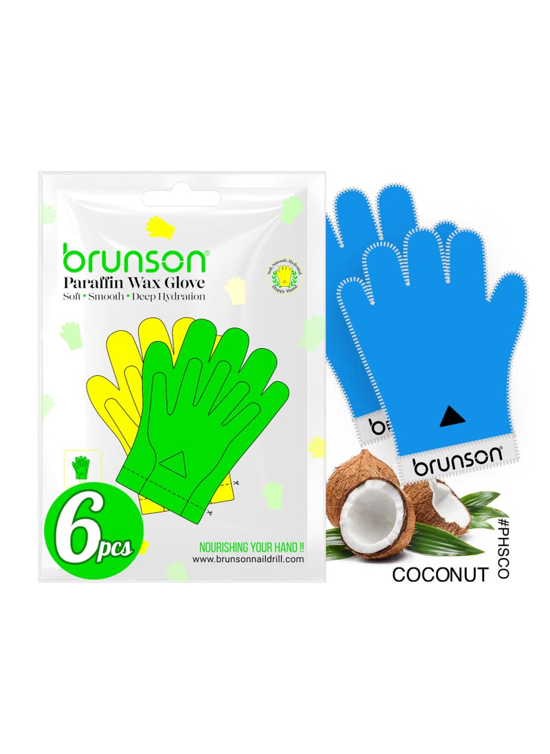 brunson Paraffin Wax Gloves for Hand Manicure Nourishing Gloves Paraffin Wax For Moisturizing Hydrating Hands Scented Disposable Microwaveable Thermal Therapy Soft Smooth Deeply Hydrates Wax Therapy  - Image 1