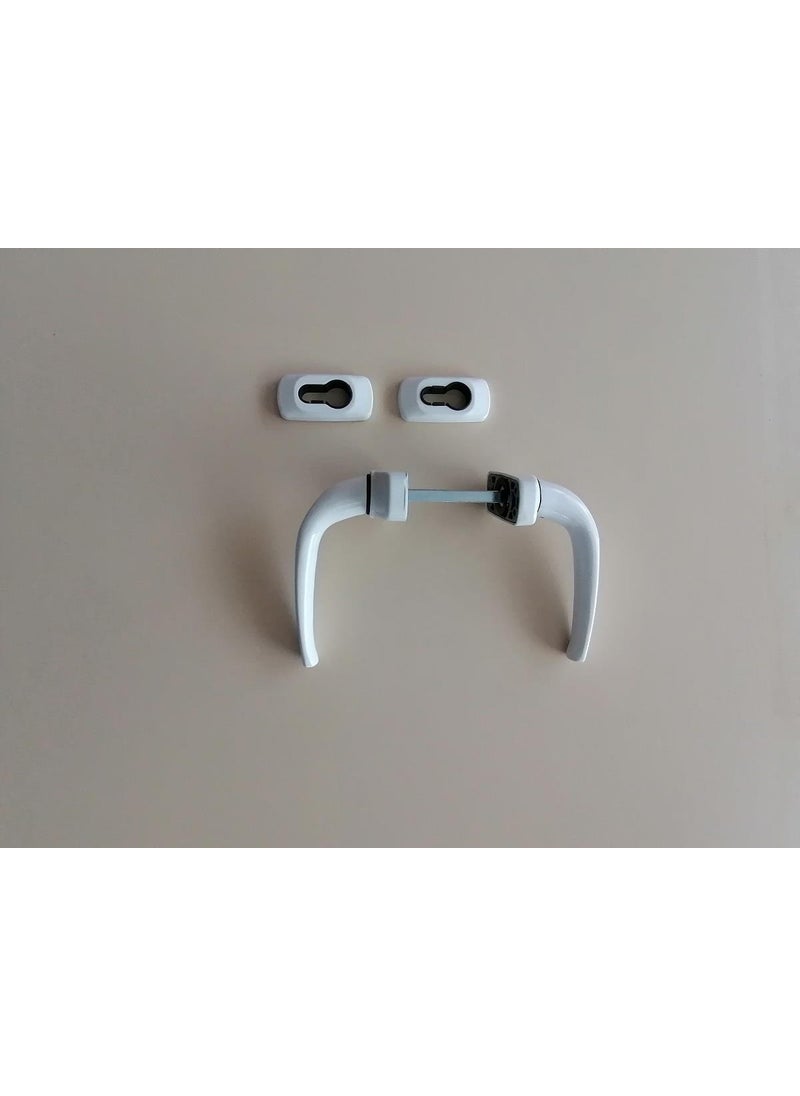 Kent Aksesuar Kent Accessory Spring Axial Savio Door Handle White VM-1020  - Image 1