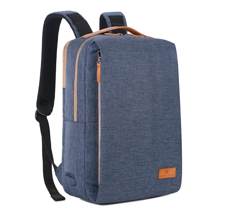 Nordace Siena Smart Backpack with USB Charging 156 Inch Laptop Backpack 19L Daily Backpack for Travel Everyday Work Blue