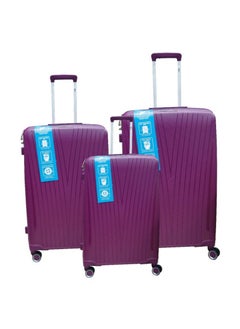Solo Solo Durable 3 Piece Luggage Set With Spacious Compartments 