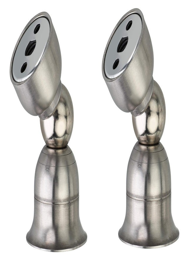 Met Craft Stainless Steel 3 Inch Bell Magnetic Door Stopper with Screws Pack of 2 (Silver) - Image 1