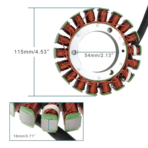 Honda GOOFIT 18 Coil Motorcycle Stator Coil Replacement for VL1500 Boulevard C90 C90T 20052009 3210110F10 3210110F11 - Image 3
