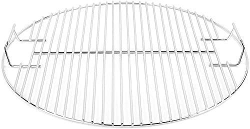 INDIAN DECOR. 313399 Round Cooking Rack for BBQ, Nonstick Stainless Steel Grilling BBQ Mesh Round Cook Grill Grid Grate for Home Outdoors Picnic - Chrome - Image 2