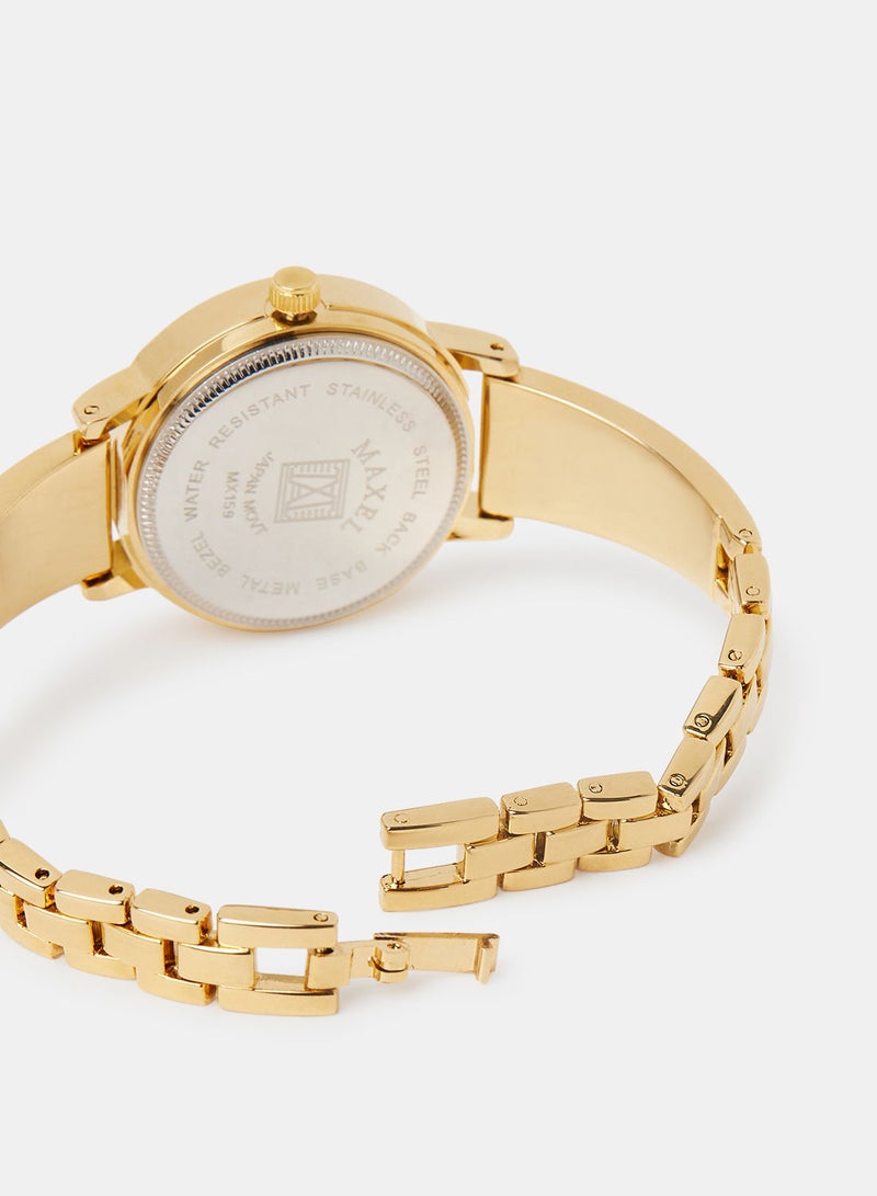 Maxel Women's Unique Design Analog Wrist Watch MX107 - 28mm - Image 3