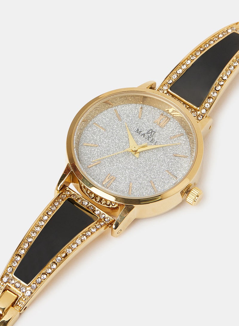 Maxel Women's Unique Design Analog Wrist Watch MX107 - 28mm - Image 2