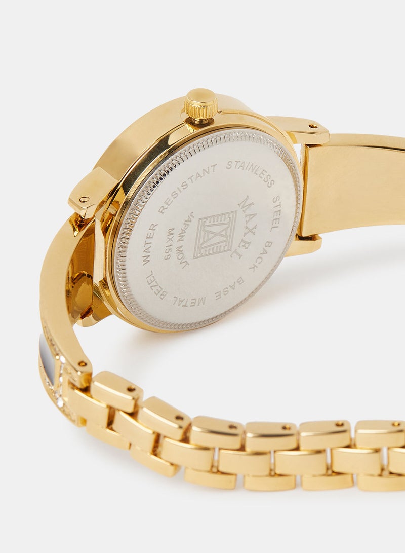 Maxel Women's Unique Design Analog Wrist Watch MX107 - 28mm - Image 4