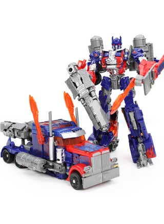 Premium Alloy Deformation Car Robot Action Figure- 7-Inch Diecast Action Figure with Metal Skeleton, 30+ Articulation Points - Transforms from Race Car to Robot for Collectors - view 3