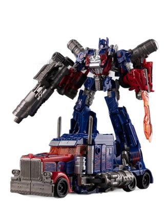 Premium Alloy Deformation Car Robot Action Figure- 7-Inch Diecast Action Figure with Metal Skeleton, 30+ Articulation Points - Transforms from Race Car to Robot for Collectors - view 2