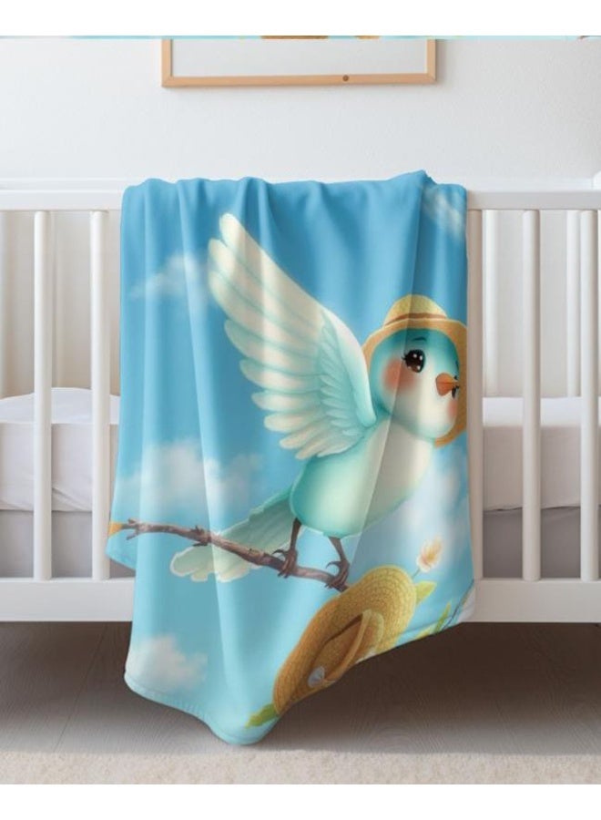 عام بطانية رقيقة من الفانيلا الكرتونية للأطفال أو الطلاب (دافئة ومريحة ومناسبة للنوم والألعاب) 100 سم * 150 سم - 632 - Image 4