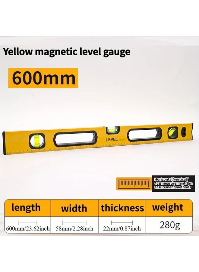 11.81 Inch Household Leveling Ruler High Precision Magnetic Bubble Balance Tool - Image 5