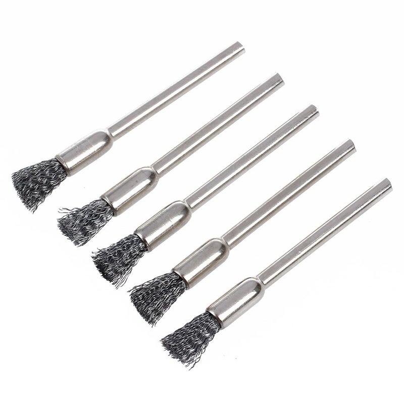 3mm x 5mm Wire Brush for Drill Rotary Tool Cleaning Rust Removal - Image 4