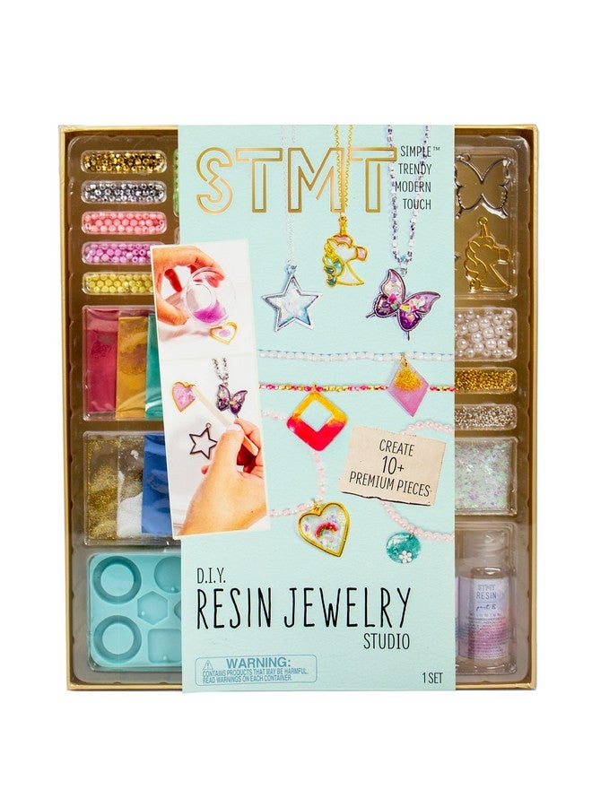 STMT STMT D.I.Y. Resin Jewelry Studio, All-in-One Resin Jewelry Making Kit with Molds, Fun DIY Kit to Make Your Own Necklaces, Bracelets & More, Great Gift for Teen Girls 14+ - Image 1