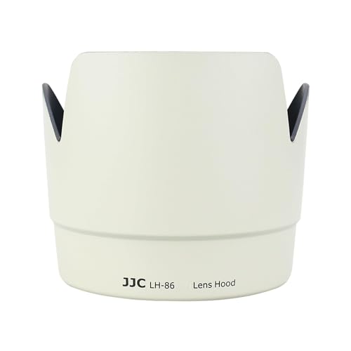 JJC LH86 Professional Lens Hood Compatible with Canon EF 70200mm F28L is USM Lens White Replaces Canon ET86Not for Canon RF 70200mm F28L is USM or not for EF 70200mm F28L is II or III - Image 1