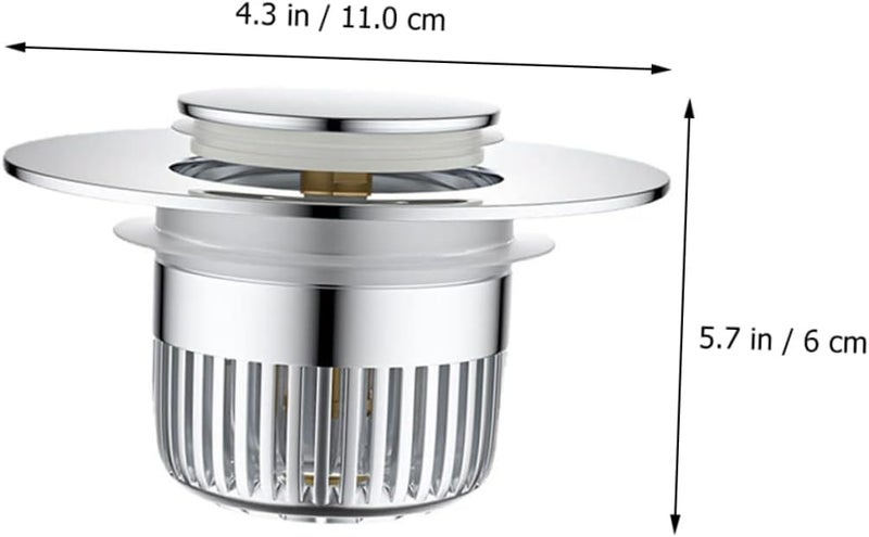 Bathtub Drain Plug Stopper Blocking Sink Plug for Bathroom Kitchen Fit with Detachable Design Prevents Hair Debris Clogs Easy to Clean - Image 4