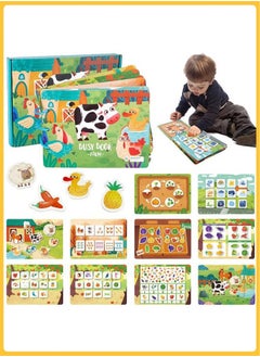 Early Toddler Educational Busy Book, Farm Theme Preschool Learning Activities Quiet Book for Kids to Develop Learning Skills - pzsku/Z1E0839051AC73DE033C6Z/45/_/1719396082/e3acb5e4-9072-476d-bf94-e7e534eb8c7a