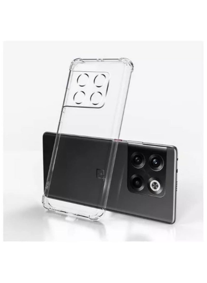 ELTRAZONE Oneplus 10 Pro Clear Transparent Case Soft Flexible Silicone Back Cover Shockproof Case with Reinforced Bumper Corner for 1 + 10 pro Clear Case - Image 2