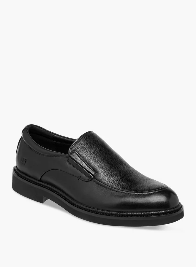 DUCHINI Men's Solid Slip-On Loafers