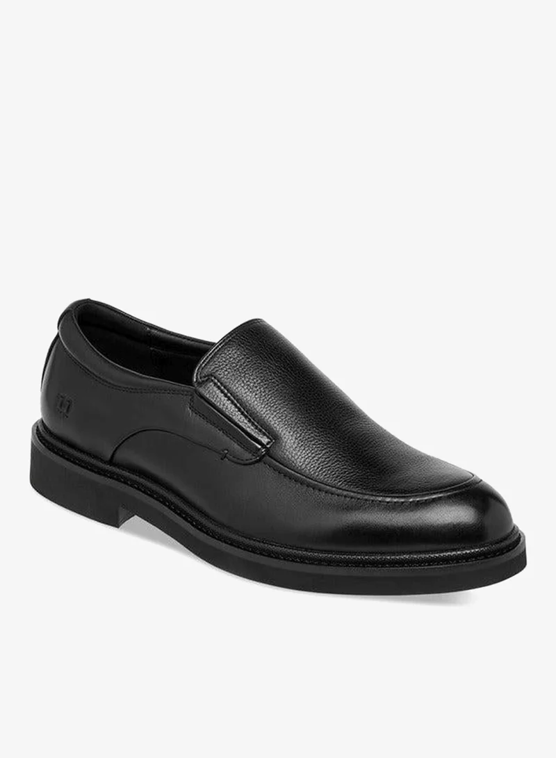 DUCHINI Men's Solid Slip-On Loafers