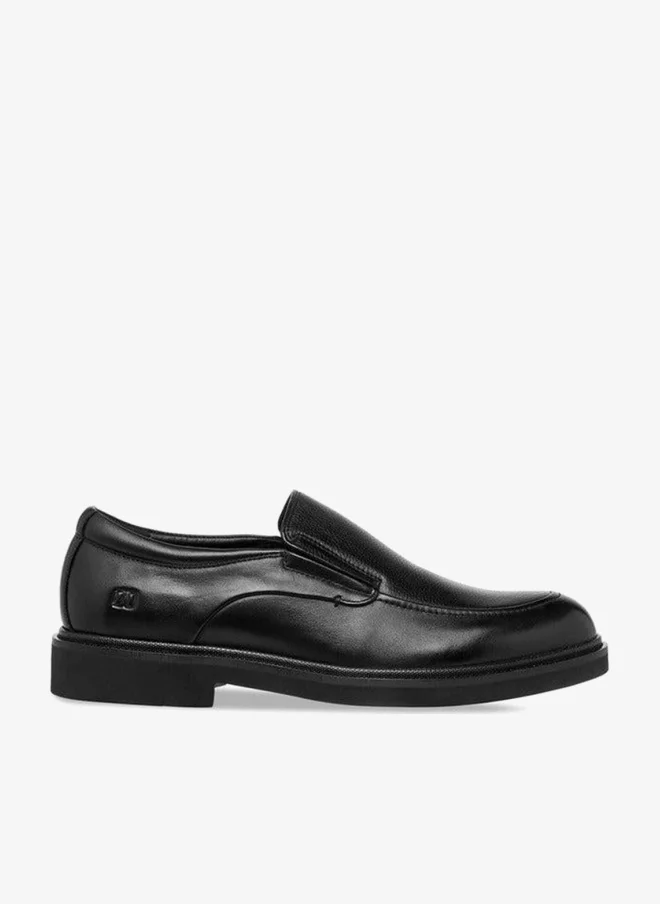 DUCHINI Men'S Leather Solid Slip-On Loafers