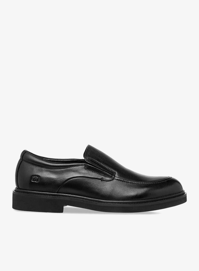 DUCHINI Men'S Leather Solid Slip-On Loafers - Image 2