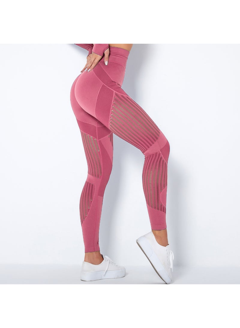 SCACTO Hip-lifting Elastic Tight-fitting Bottoming Shaping Sweatpants Seamless Yoga Pants 