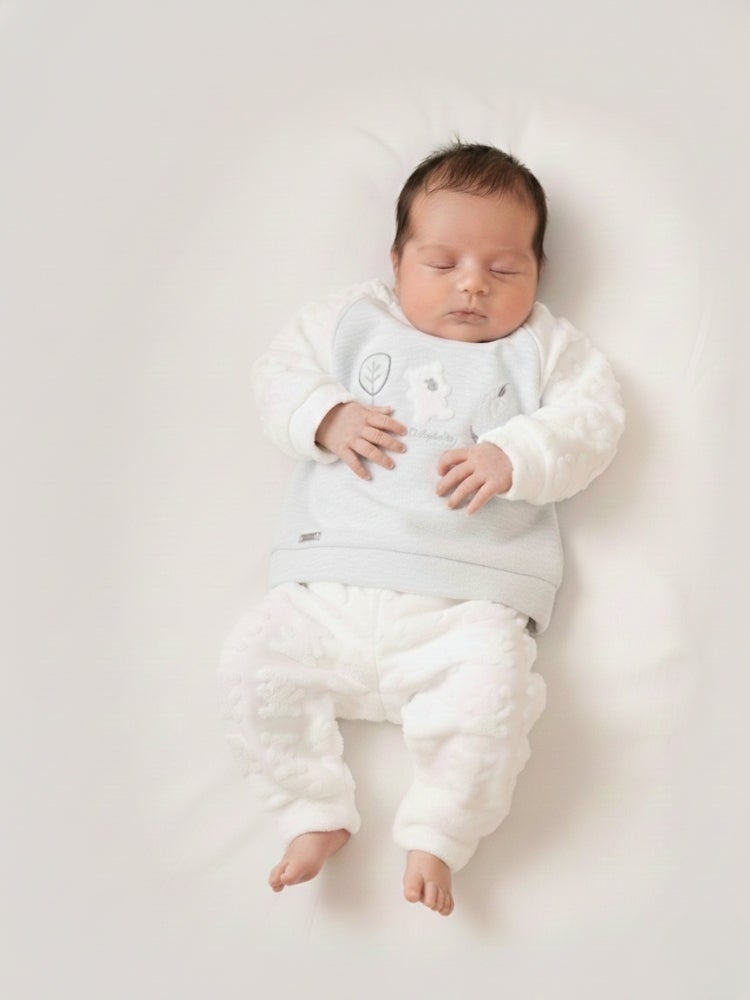 Gray Cozy Teddy Set - Image 3