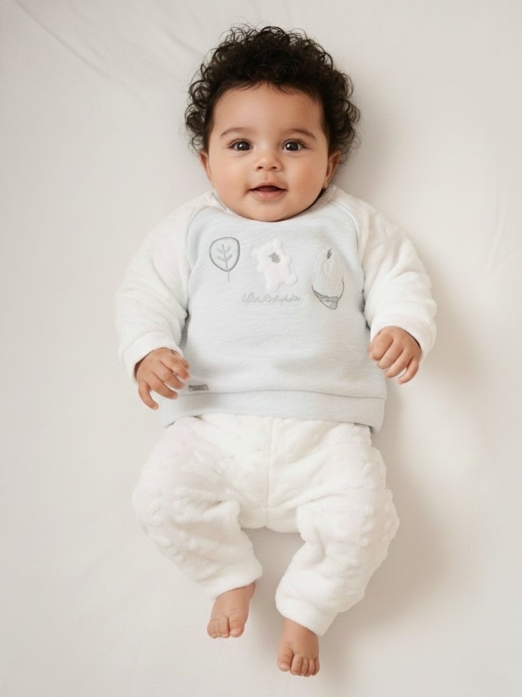 Gray Cozy Teddy Set - Image 1