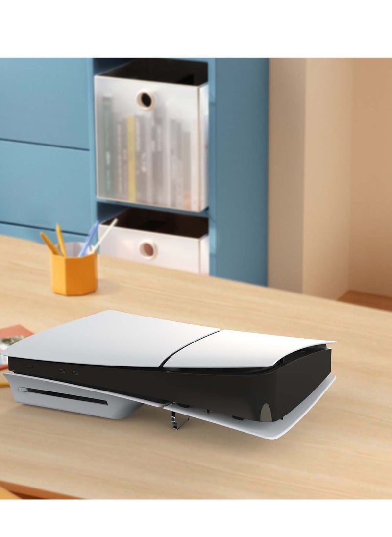 Stand for PS5 Slim ,Holder Horizontal Bracket For PlayStation 5 Slim Console Disc Transparent Acrylic